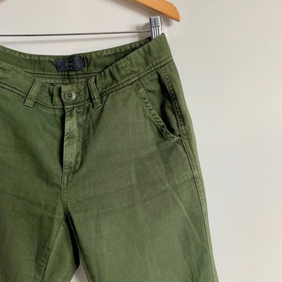J. Crew Pants - J Crew Military Green Chinos - petite